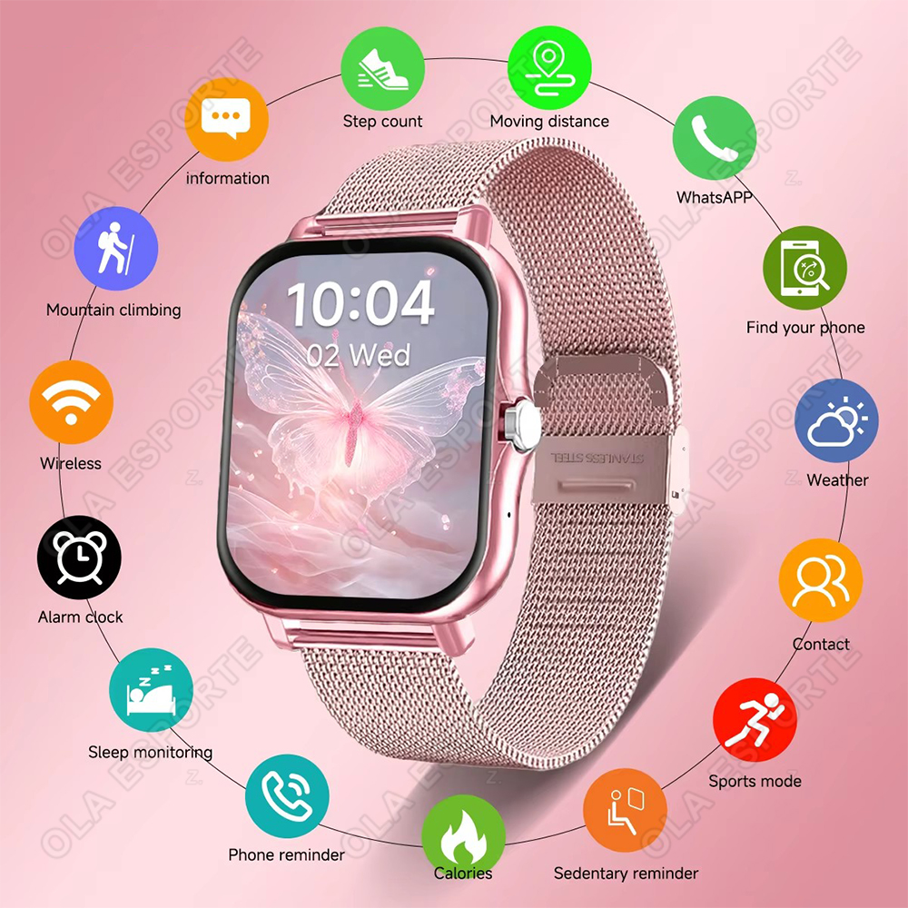 Smartwatch Instagram - New Smartwatch 1.83'' HD Screen Heart