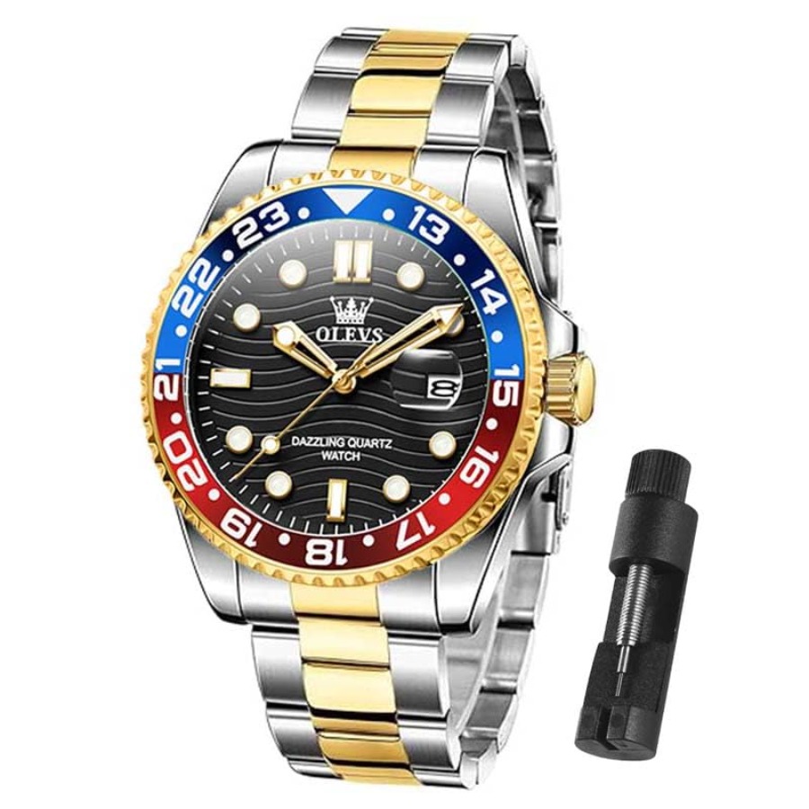 Smartwatch Face - OLEVS Watch Men Luxury Big Face