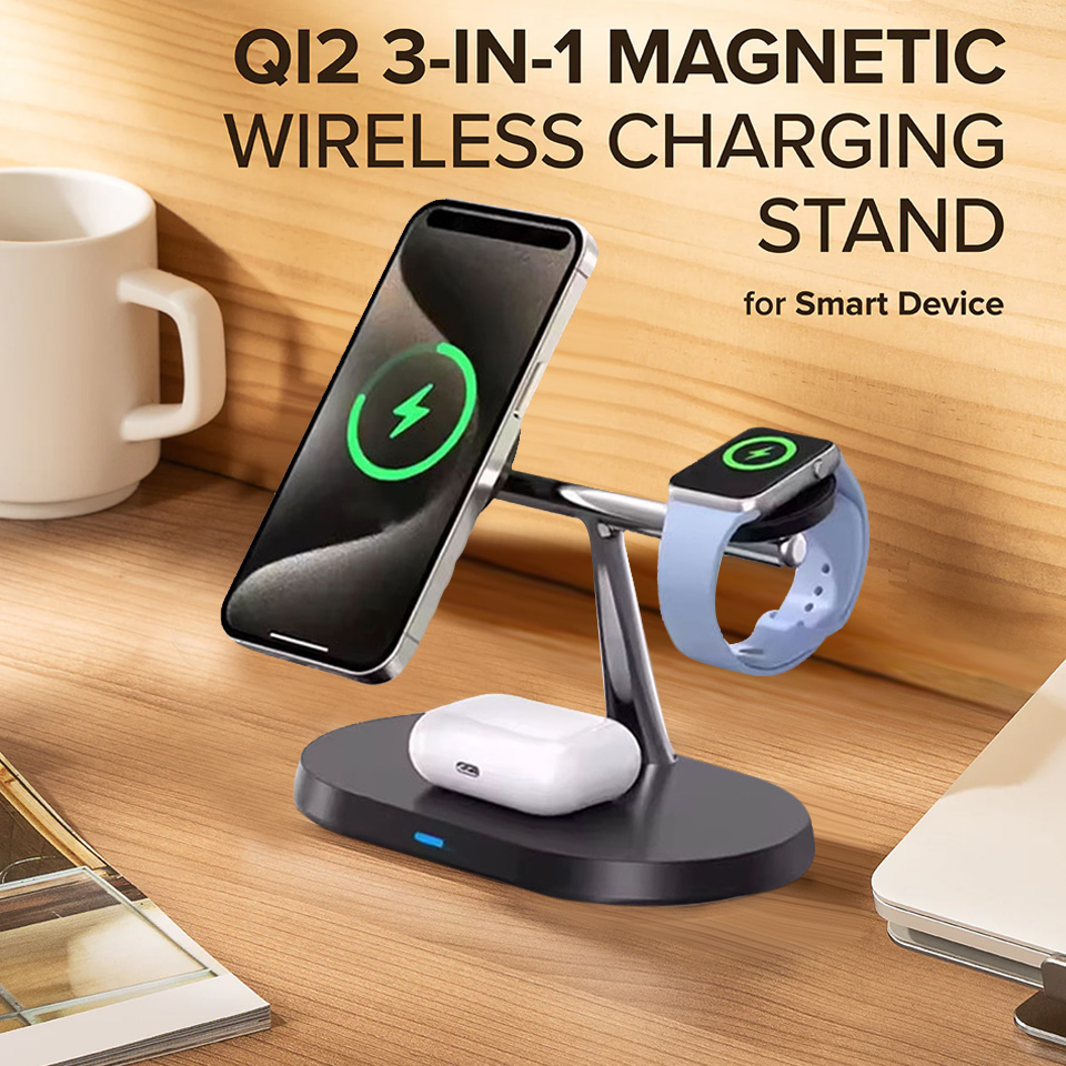 3 in 1 Magnetic Wireless Charg – обзор и цена Smartwatch Ac
