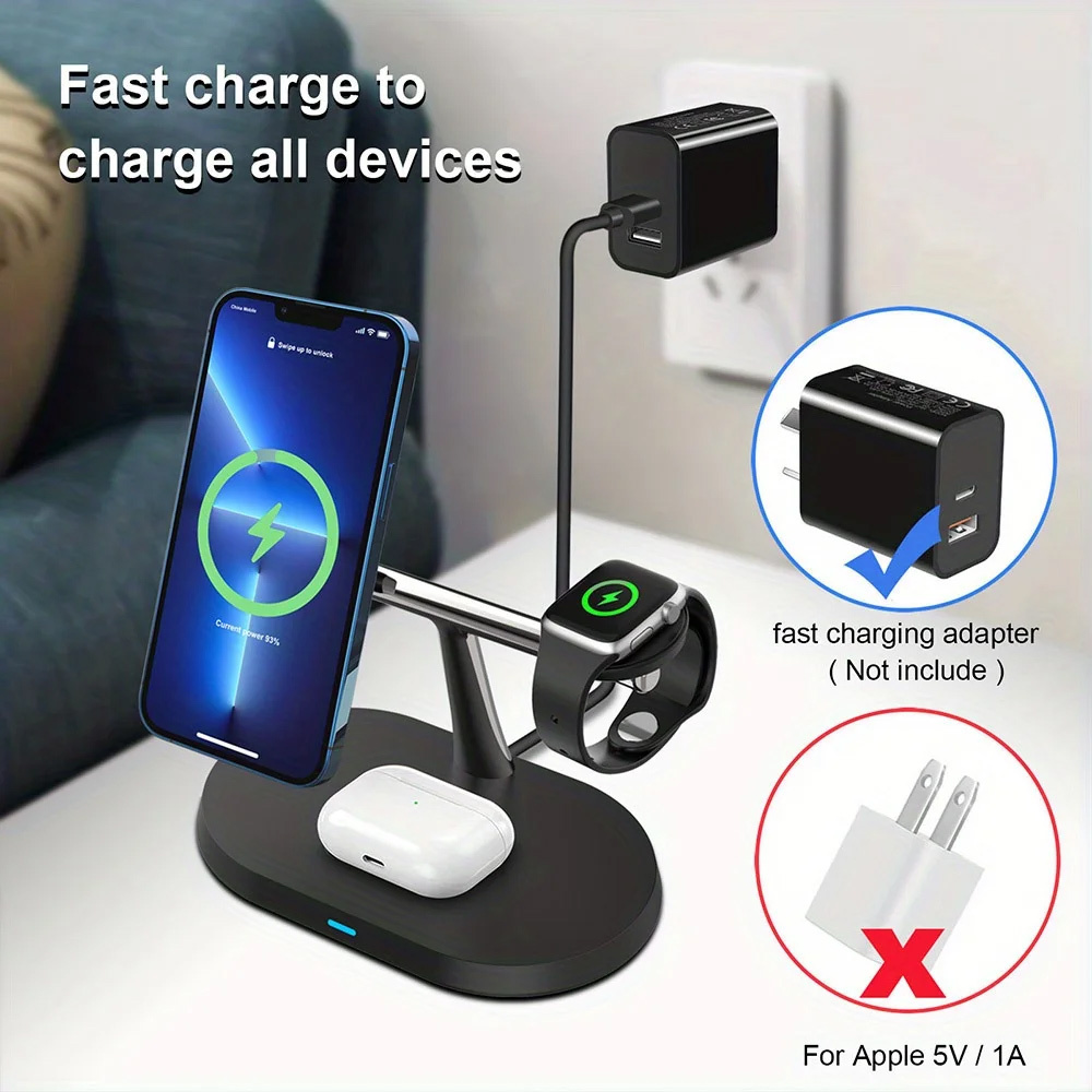 3 in 1 Magnetic Wireless Charg – обзор и цена Smartwatch Ac