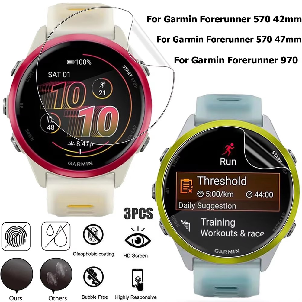 1-3Pcs Hydrogel Film For Garmi – обзор и цена Garmin Smartwatch Accessories
