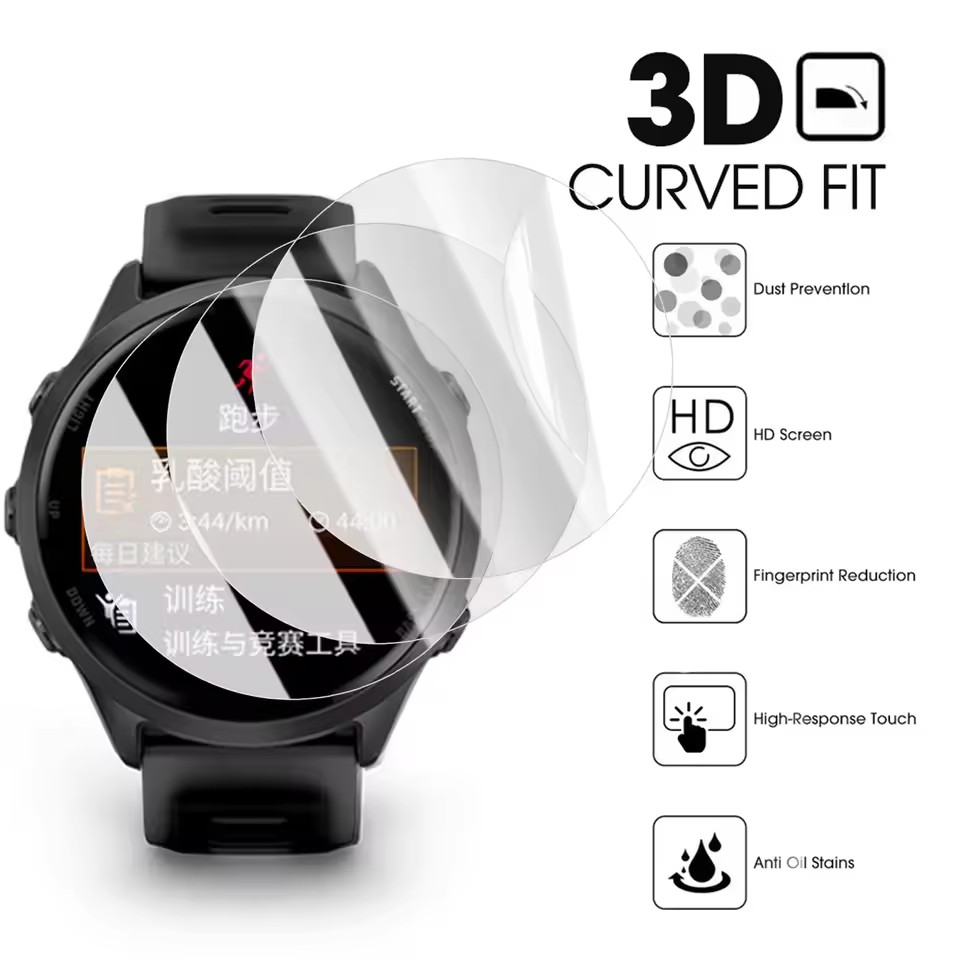 1-3Pcs Hydrogel Film For Garmi – обзор и цена Garmin Smartwatch Accessories