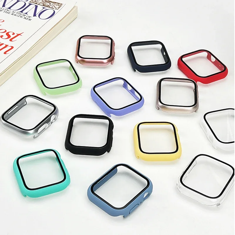Tempered Glass+cover For Apple – обзор и цена Smartwatch Band Accessories