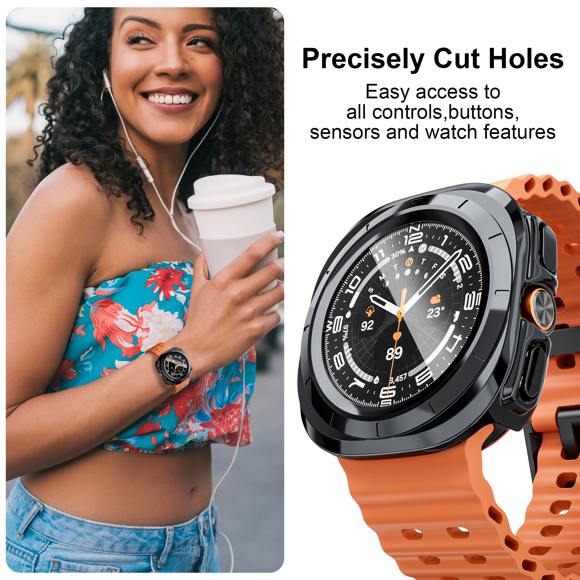 Case for Samsung Galaxy Watch  – обзор и цена Smartwatch Band Accessories