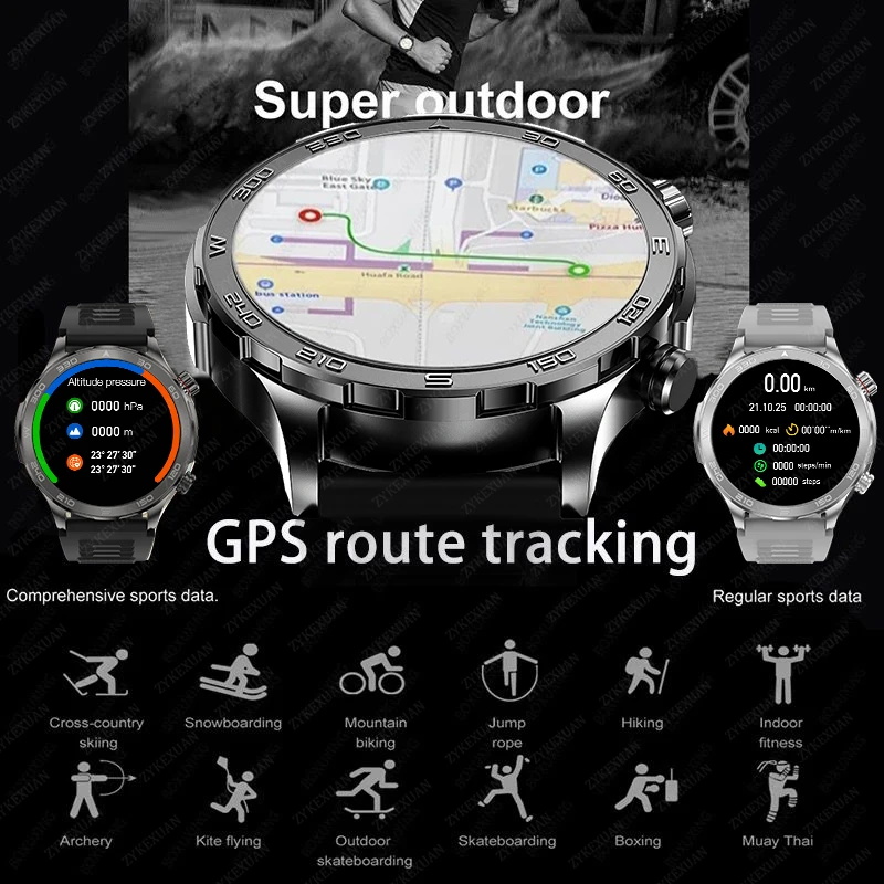 New GPS Track Smart Watch Men  – обзор и цена Smartwatch Face
