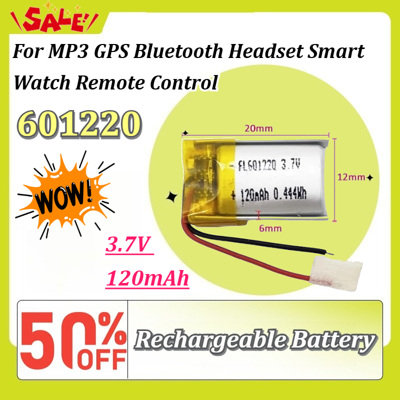 New 3.7V 120mAh 601220 Li-Po R – обзор и цена Smartwatch Headset