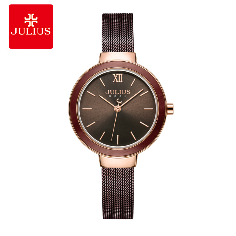 Julius Watch JA-1345 Retro Lad – обзор и цена Stainless Mesh Band