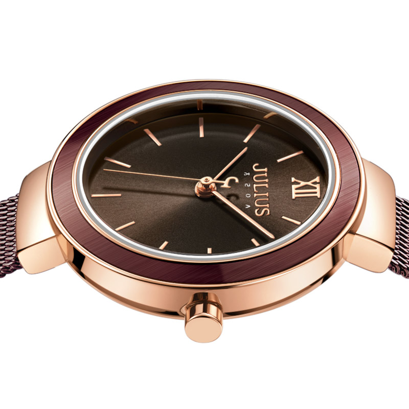 Julius Watch JA-1345 Retro Lad – обзор и цена Stainless Mesh Band