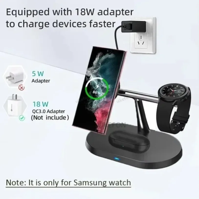3-IN-1 Magnetic Wireless Charg – обзор и цена Wireless Charger Watch