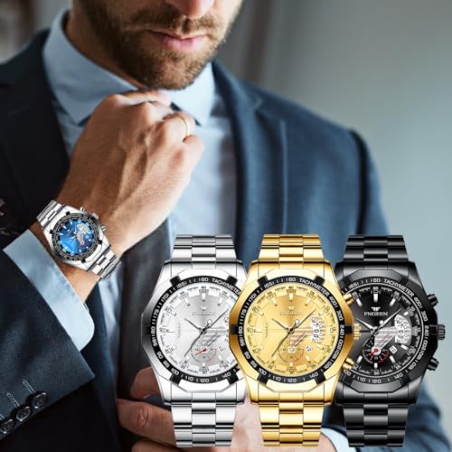 4 Pack Men's Stainless Steel W – обзор и цена Smartwatch Face