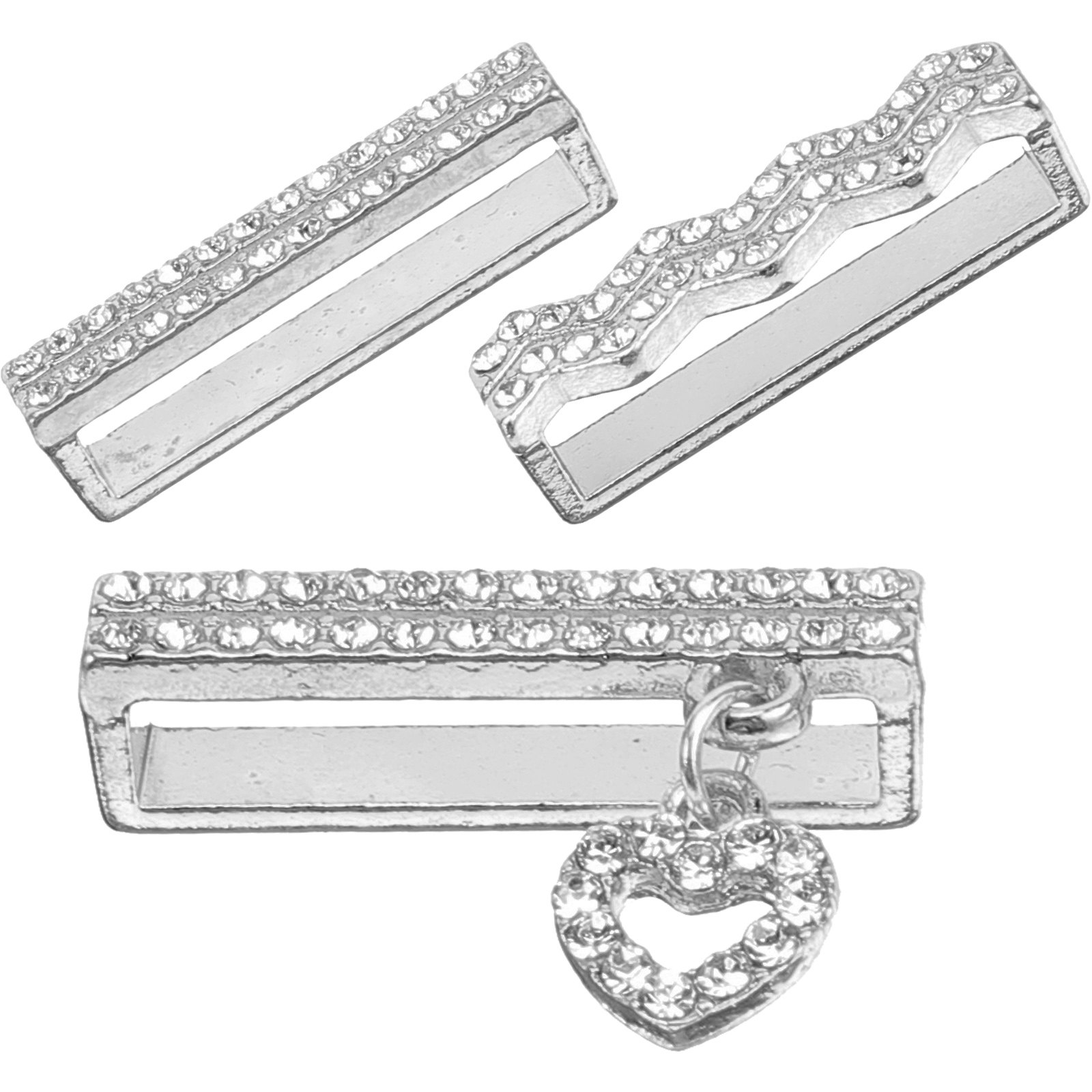 3pcs Pink Metal Rhinestone Cha – обзор и цена Smartwatch Band Accessories