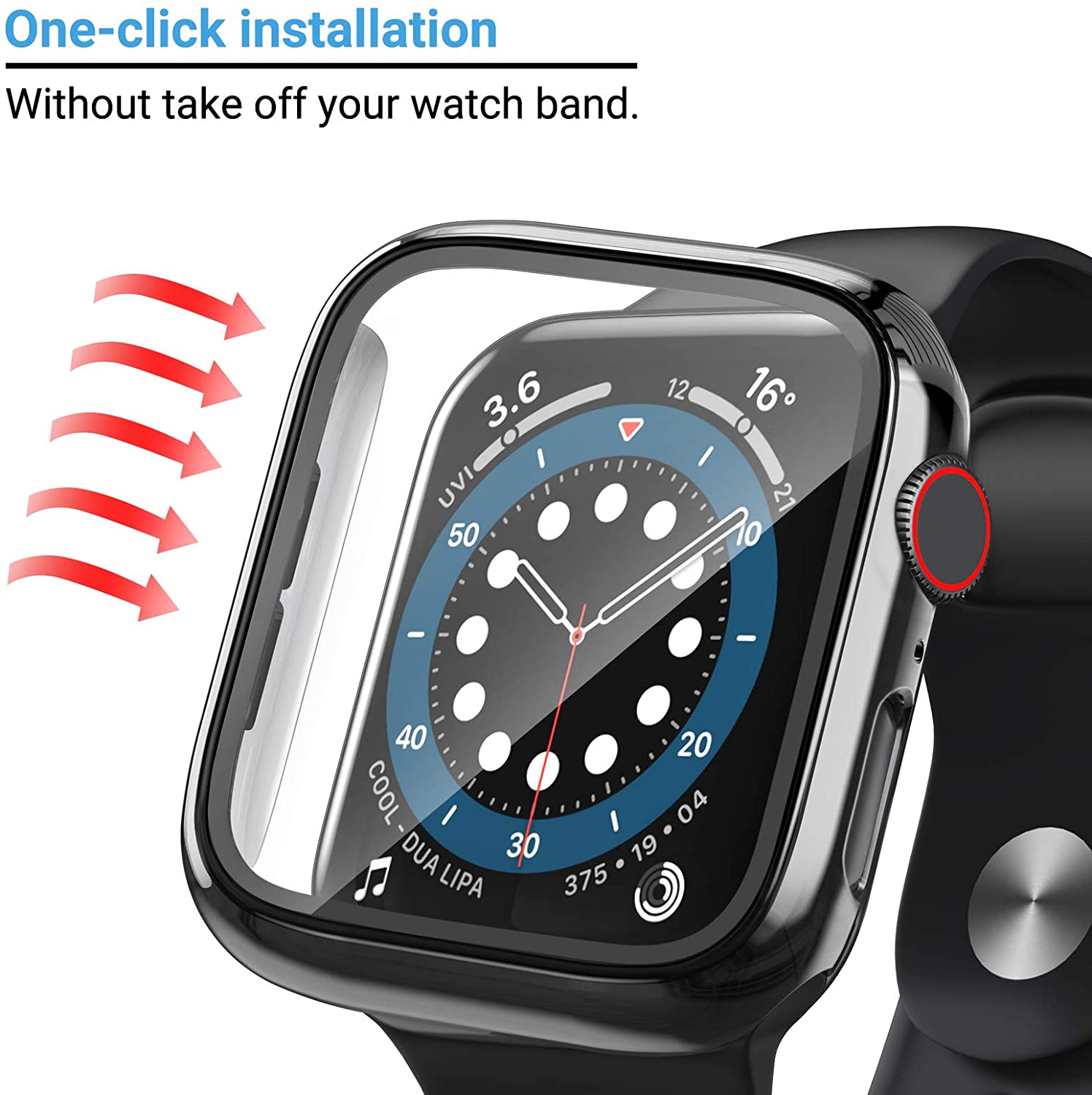 Glass+cover For Apple Watch Ca – обзор и цена Smartwatch Band Accessories