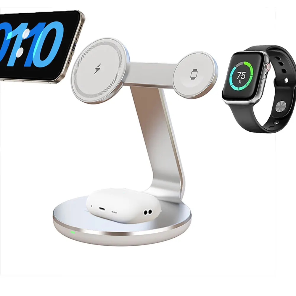 3 in 1 Wireless Charger Stand  – обзор и цена Smartwatch Ac