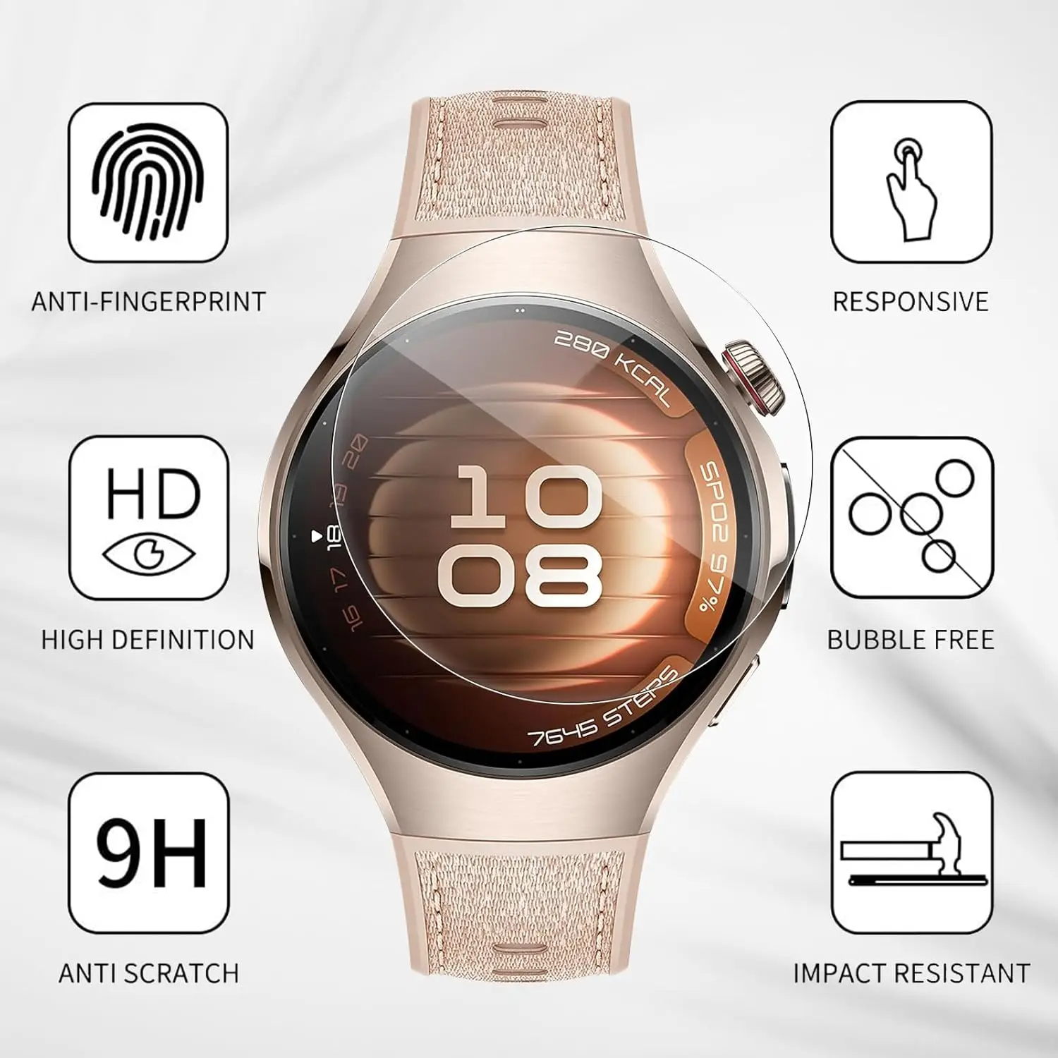 Hydrogel Film For Huawei Watch – обзор и цена Watch Face Protector