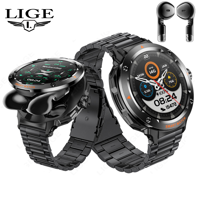 New Men's 2 In 1 Headset Smart – обзор и цена Smartwatch Headset