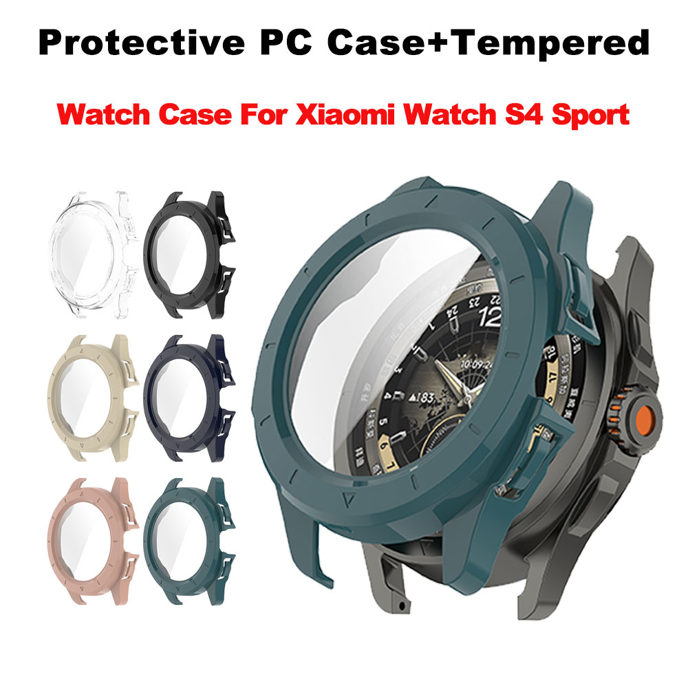 Tempered Glass + PC Case For X – обзор и цена Xiaomi Smartwatch S4 Accessories
