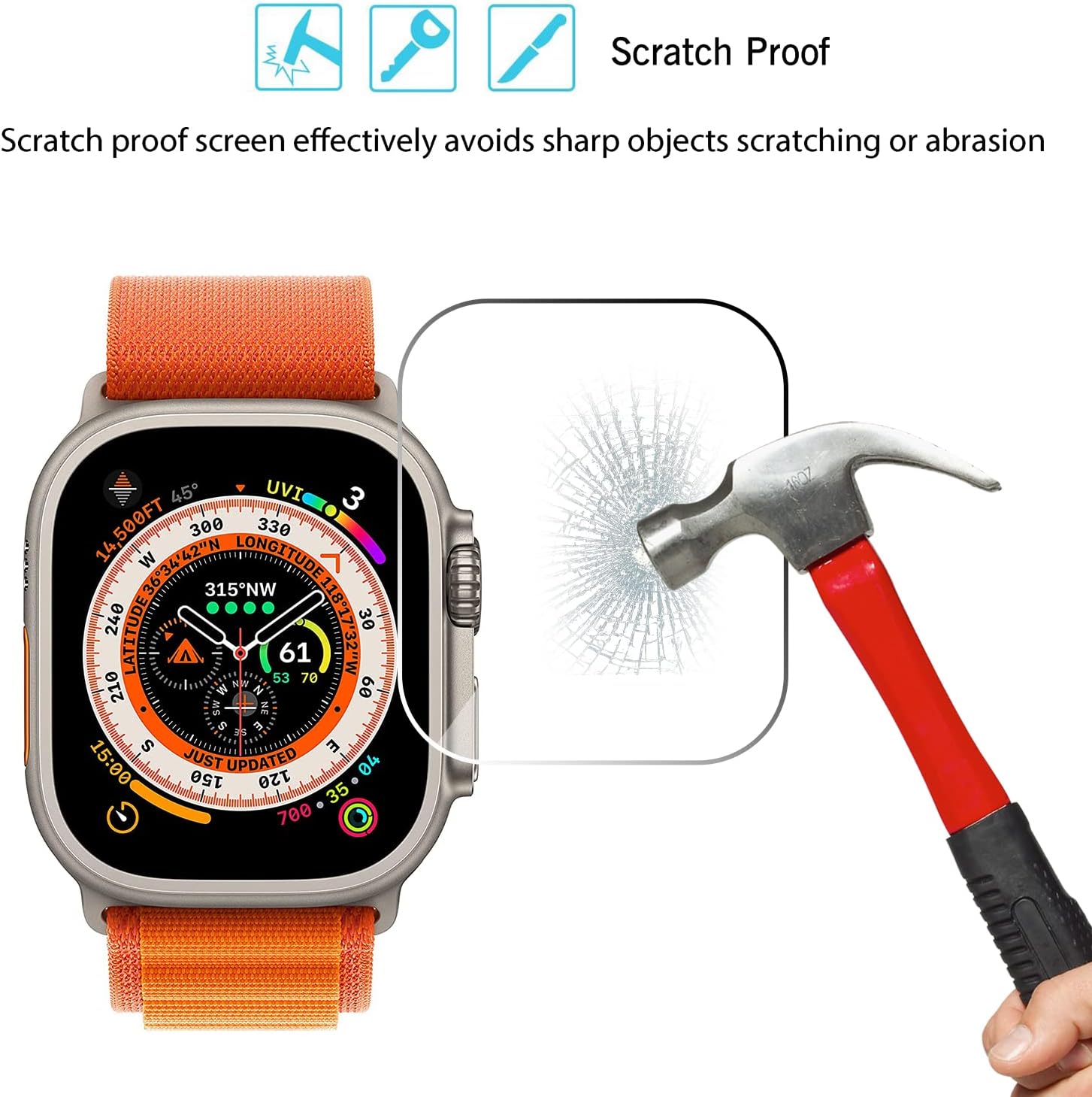 Tempered Glass for Apple Watch – обзор и цена Watch Case Bumper