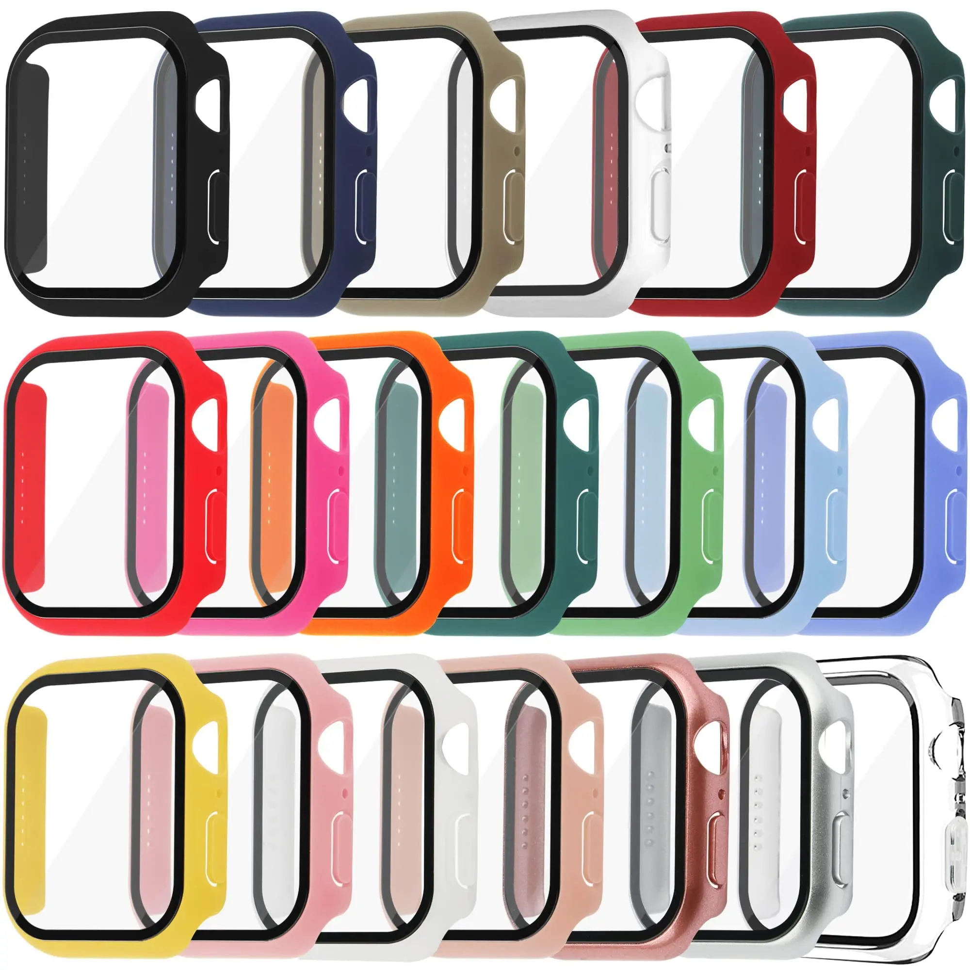 Tempered Glass+Cover For Apple – обзор и цена Smartwatch Band Accessories