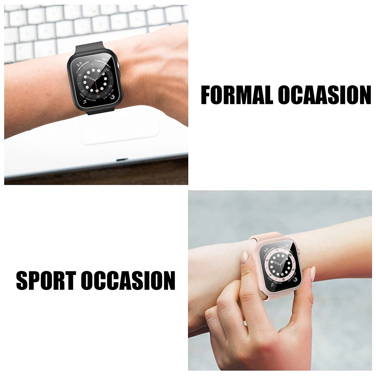 Tempered Glass+Cover For Apple – обзор и цена Smartwatch Band Accessories