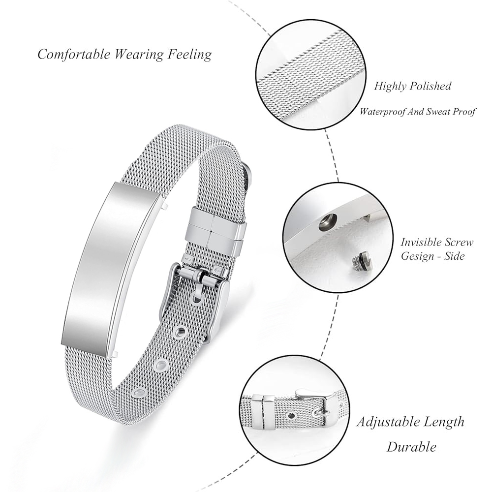 Cremation Jewelry Urn Bracelet – обзор и цена Stainless Mesh Band