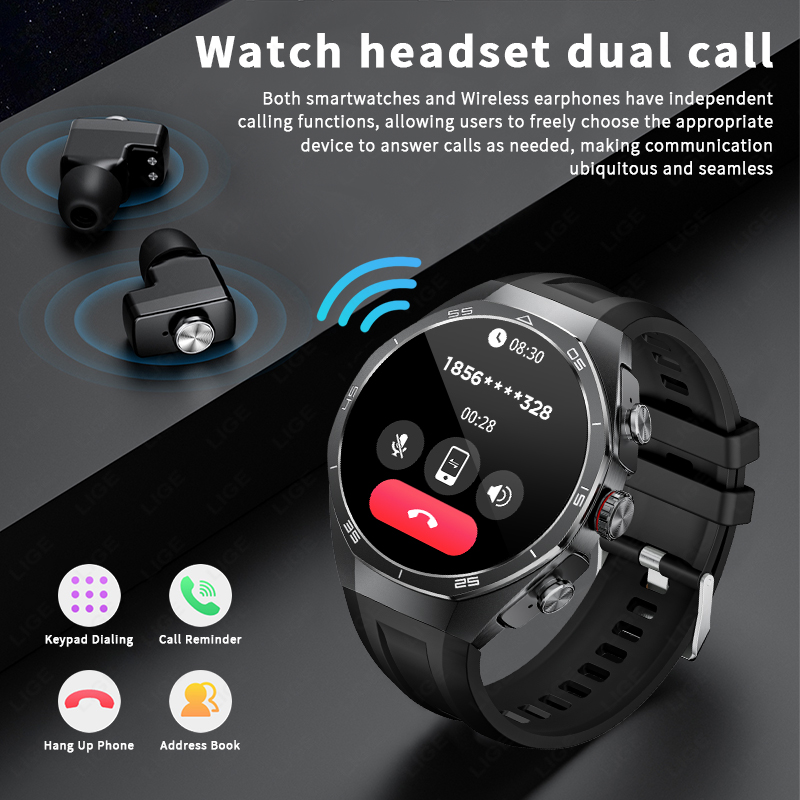 2026 NEW For Android TWS Music – обзор и цена Smartwatch Headset