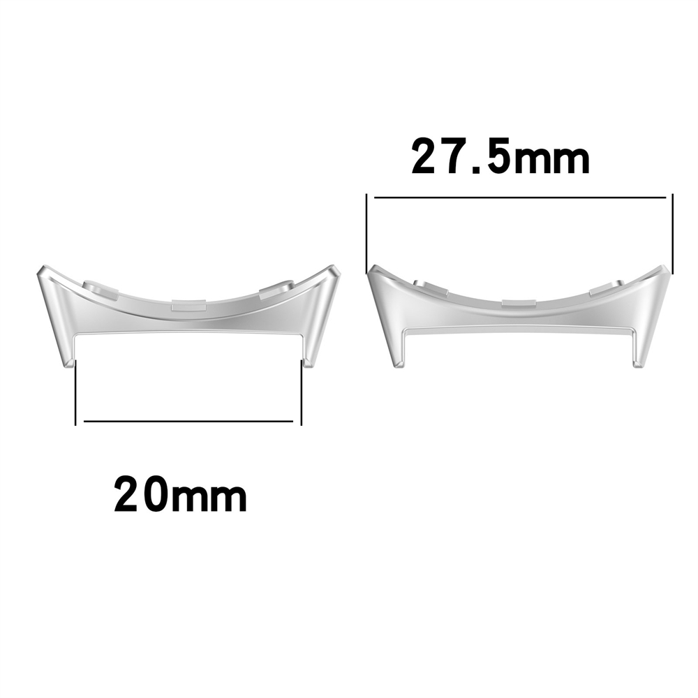 2PCS 20mm Metal Connector for  – обзор и цена Smartwatch Band Accessories