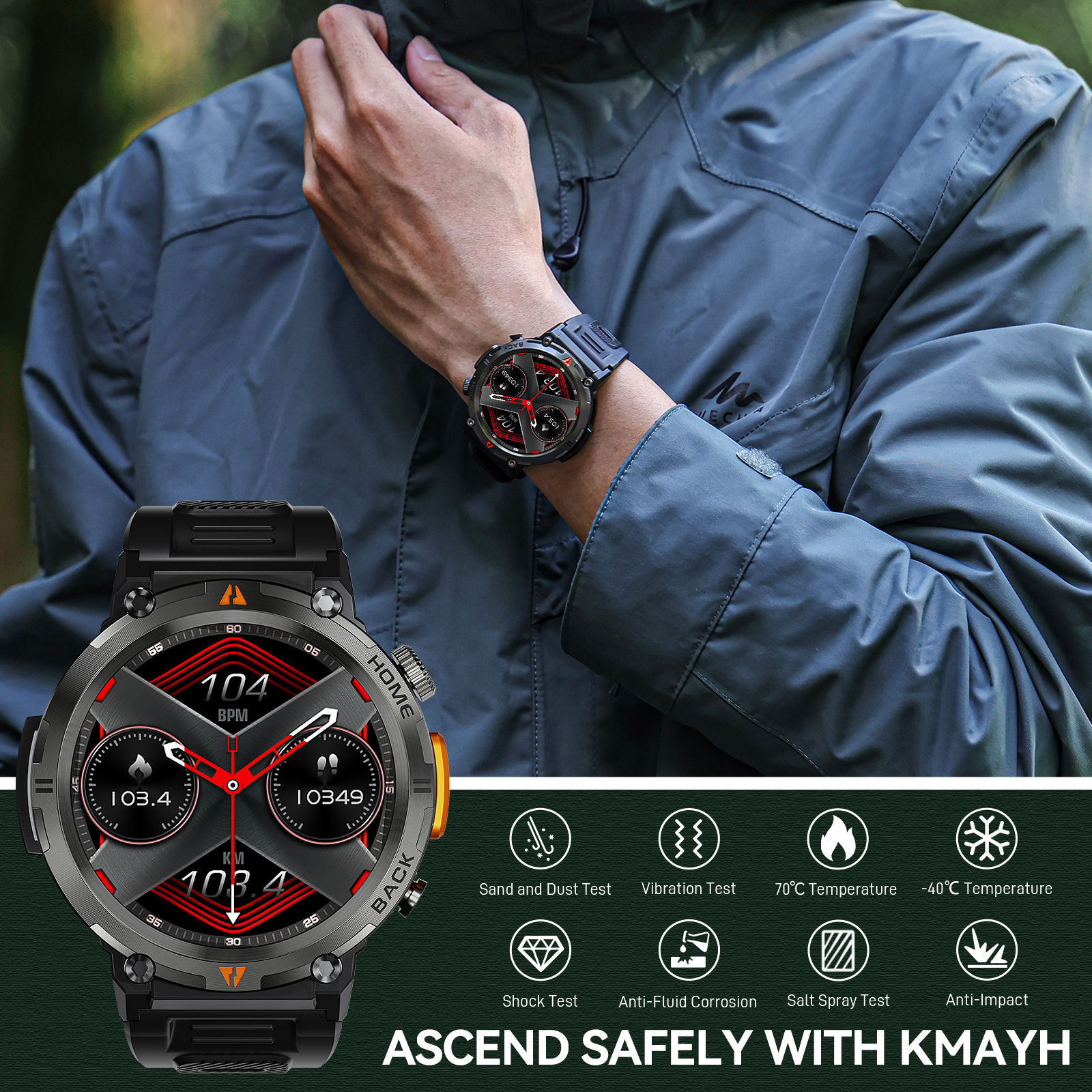 EIGIIS KE3 Bluetooth Call Smar – обзор и цена Smartwatch Face