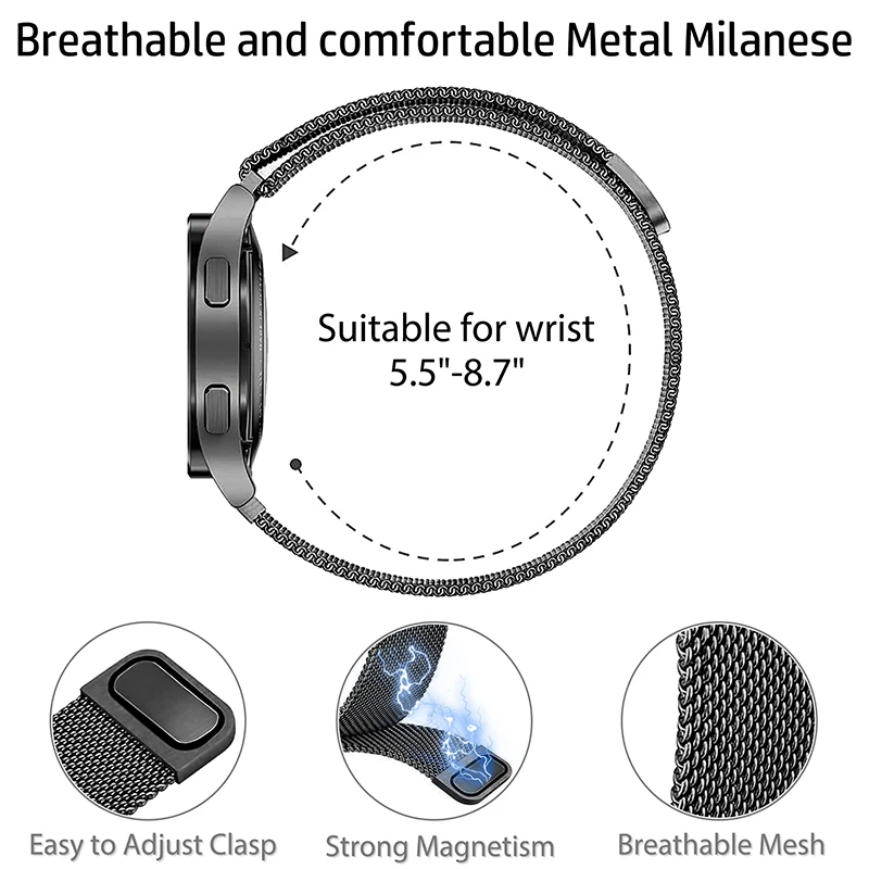 20mm strap For Amazfit GTS 4/3 – обзор и цена Titan Smartwatch Accessories