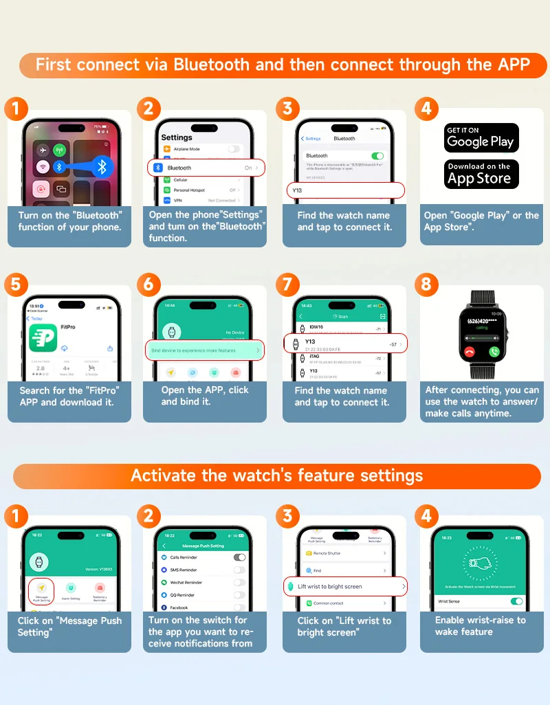 Smart Watch For Android IOS Wa – обзор и цена Smartwatch Instagram