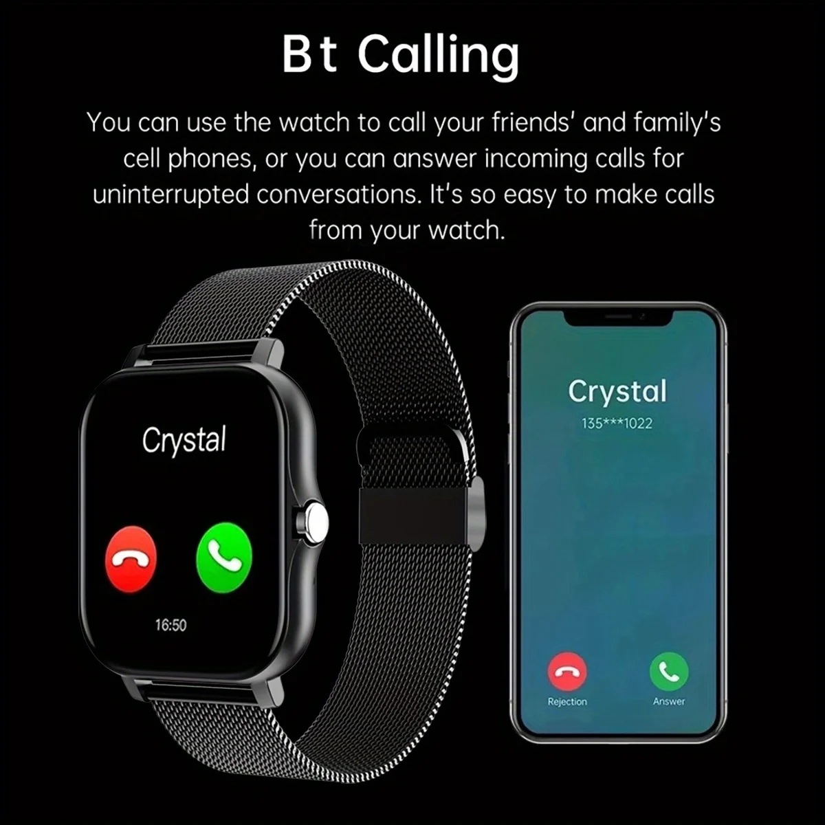 Smart Watch For Android IOS Wa – обзор и цена Smartwatch Instagram