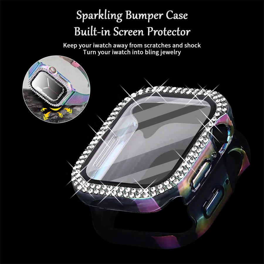 Diamond Cover For Apple watch  – обзор и цена Smartwatch Band Accessories