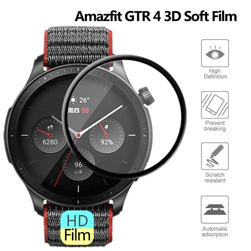 For Amazfit GTR 4 Screen Prote – обзор и цена Garmin Smartwatch Accessories