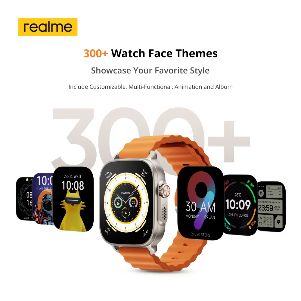 Global Version realme watch 5  – обзор и цена Smartwatch Face