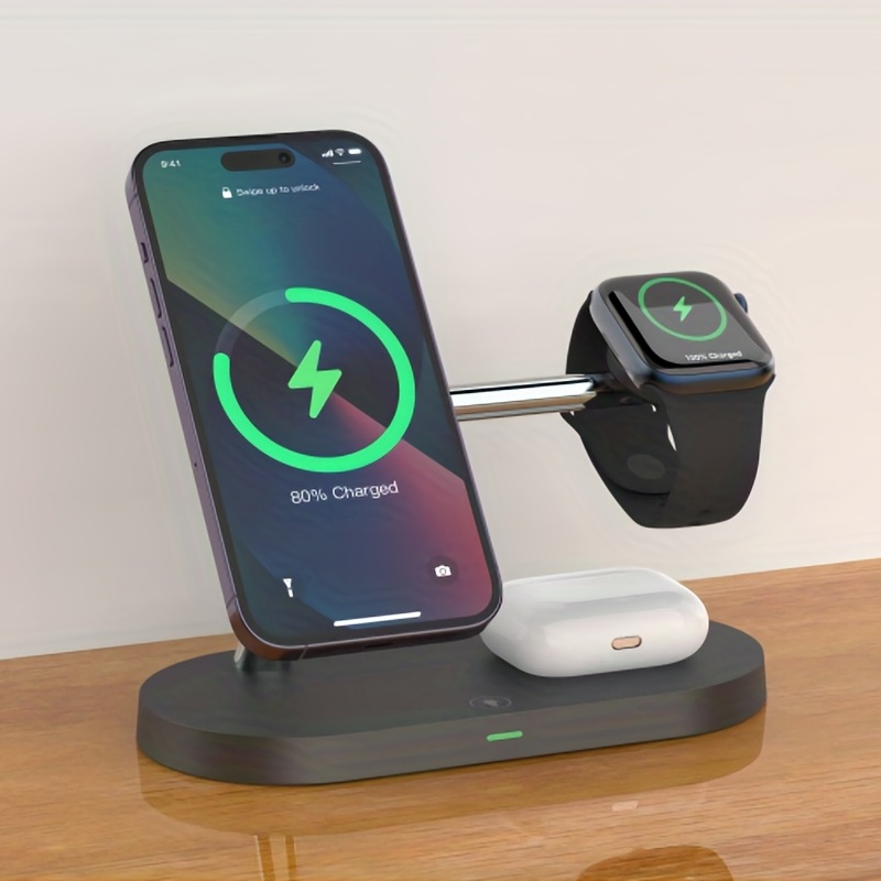 3 in 1 Wireless Charger Stand  – обзор и цена Smartwatch Ac