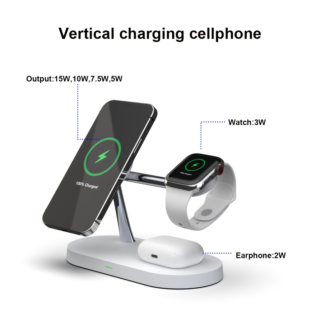 3 in 1 Wireless Charger Stand  – обзор и цена Smartwatch Ac