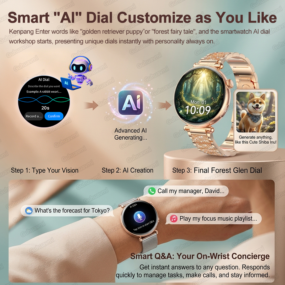 2026 New Women AI Smart Diagno – обзор и цена Android Smartwatch Accessories