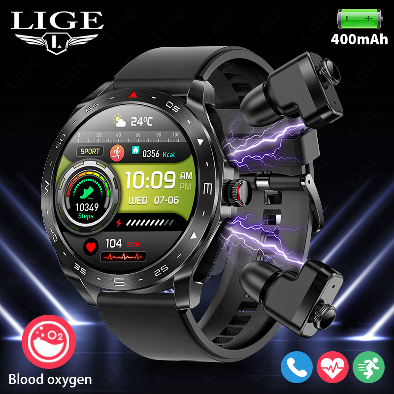 LIGE With Earbuds Bluetooth He – обзор и цена Smartwatch Headset