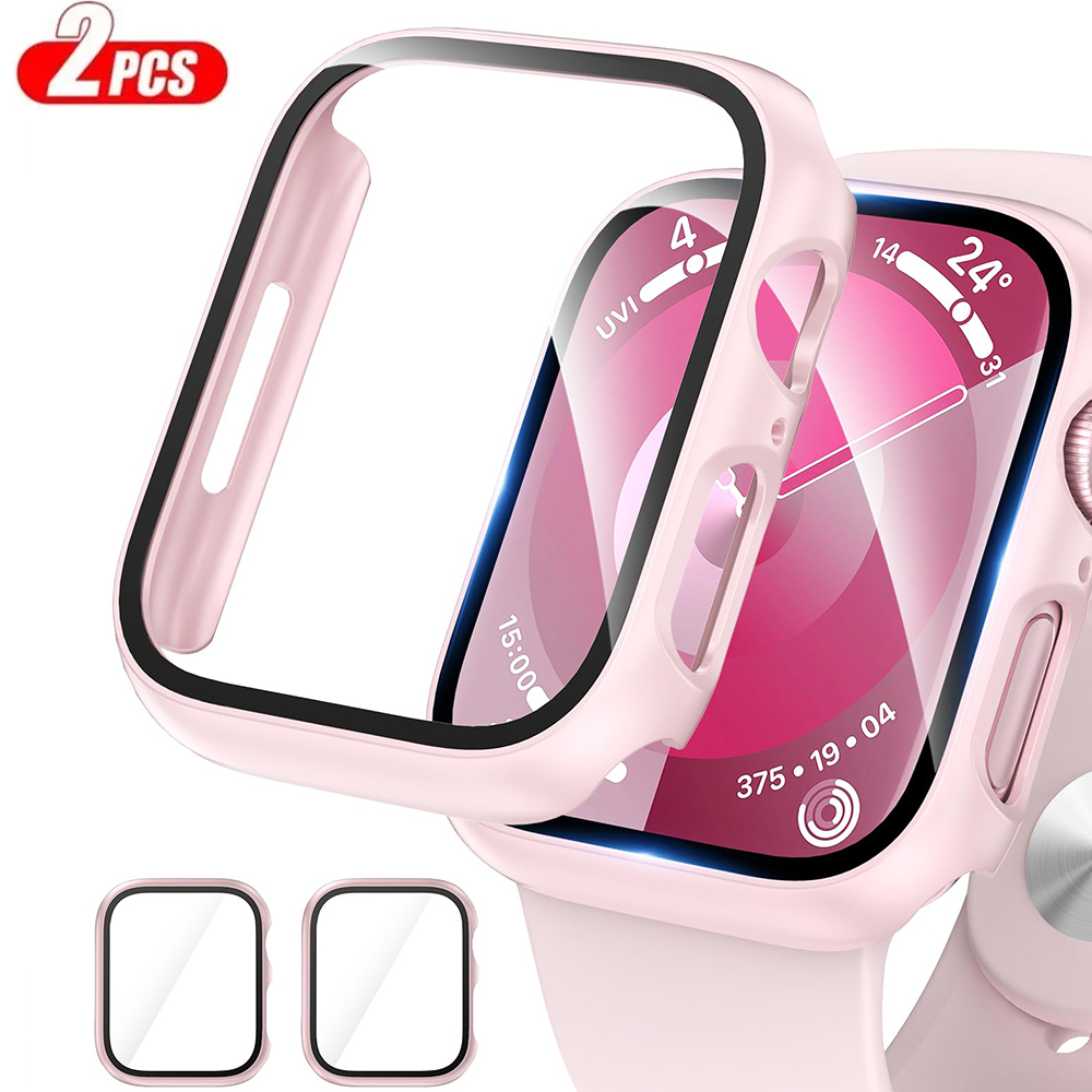 2Pcs Tempered Glass+cover For  – обзор и цена Smartwatch Band Accessories