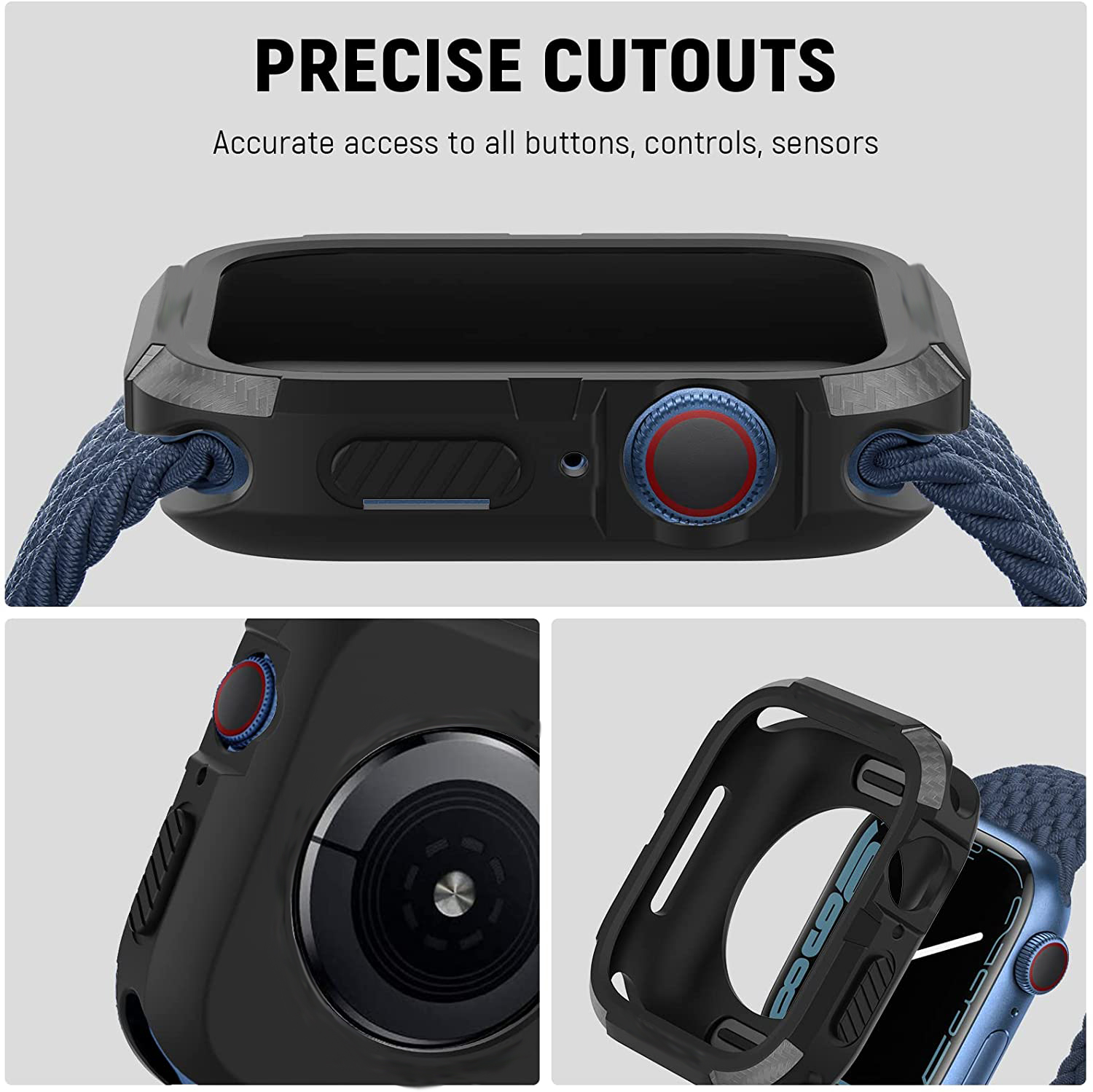 Rugged Cover for Apple Watch C – обзор и цена Smartwatch Band Accessories