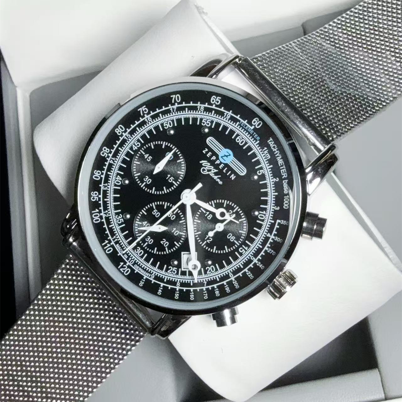 2026 New Collection Zeppelin M – обзор и цена Stainless Mesh Band
